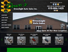 Tablet Screenshot of greenlightautos.com